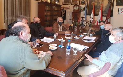 El presidente la USL de Salta, Esteban Dagum, en reunión con el Organizador y Administrador del Bingo de la Liga Salteña de Fútbol, Juan Carlos Ibire, en el marco de la organización del Bingo de las Colectividades Mediterránea. Participaron los Presidentes y representantes de las Sociedades Italiana y Española. El presidente la USL de Salta, Esteban Dagum, en reunión con el Organizador y Administrador del Bingo de la Liga Salteña de Fútbol, Juan Carlos Ibire, en el marco de la organización del Bingo de las Colectividades Mediterránea. Participaron los Presidentes y representantes de las Sociedades Italiana y Española.