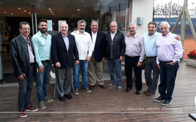 El embajador de Egipto, Amin Meleika, junto a autoridades del CSLBA El embajador de Egipto, Amin Meleika, junto a autoridades del CSLBA