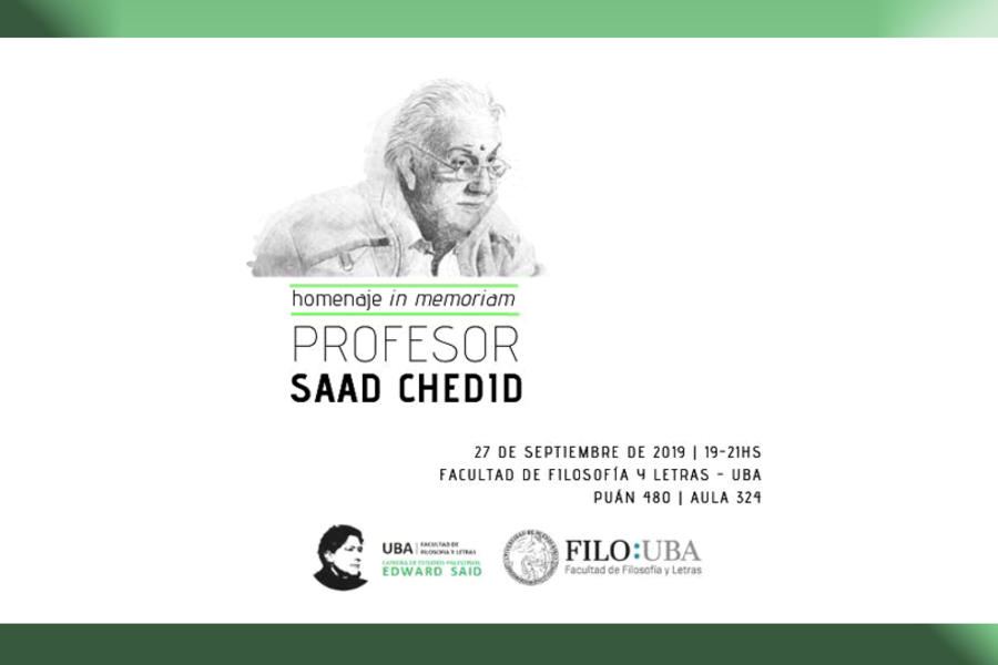 Homenaje al Profesor Saad Chedid