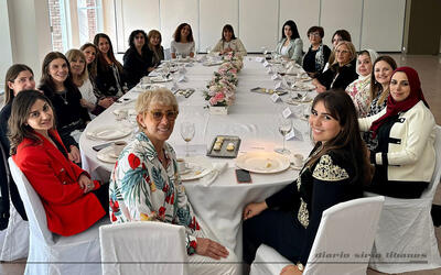 La Comisión de Damas realizó un almuerzo con mujeres del ámbito diplomático