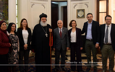 La Embajada Siria recibió al Patriarca Mor Ignacio Efrén II La Embajada Siria recibió al Patriarca Mor Ignacio Efrén II