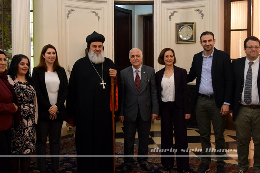 La Embajada Siria recibió al Patriarca Mor Ignacio Efrén II