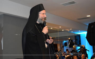Monseñor Siluan disertando durante la ceremonia del 91º Aniversario del Club Sirio Libanés de Bs. As. (Mayo 2018). Monseñor Siluan disertando durante la ceremonia del 91º Aniversario del Club Sirio Libanés de Bs. As. (Mayo 2018).