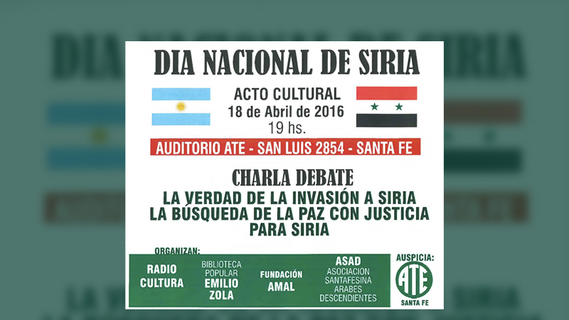Resultado de imagem para Dia Nacional da SÃria