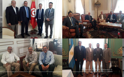Directivos del CSLBA visitaron la Embajada de Túnez e hicieron lo propio en compañía del Presidente de Fearab Argentina, a las embajadas de Argelia, Siria y Palestina Directivos del CSLBA visitaron la Embajada de Túnez e hicieron lo propio en compañía del Presidente de Fearab Argentina, a las embajadas de Argelia, Siria y Palestina
