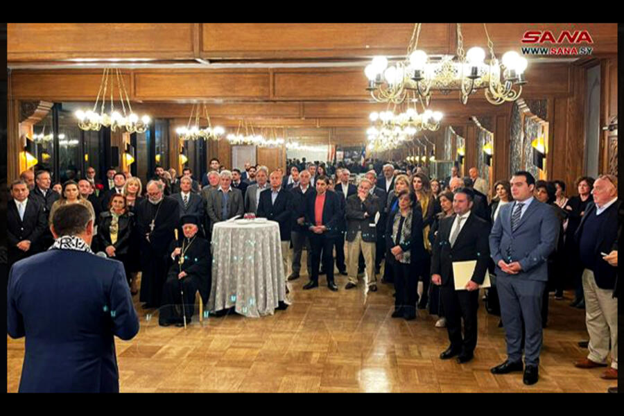 Celebración del 77º Aniversario de la Independencia de Siria | Santiago, Abril 17, 2023 (Foto: SANA)