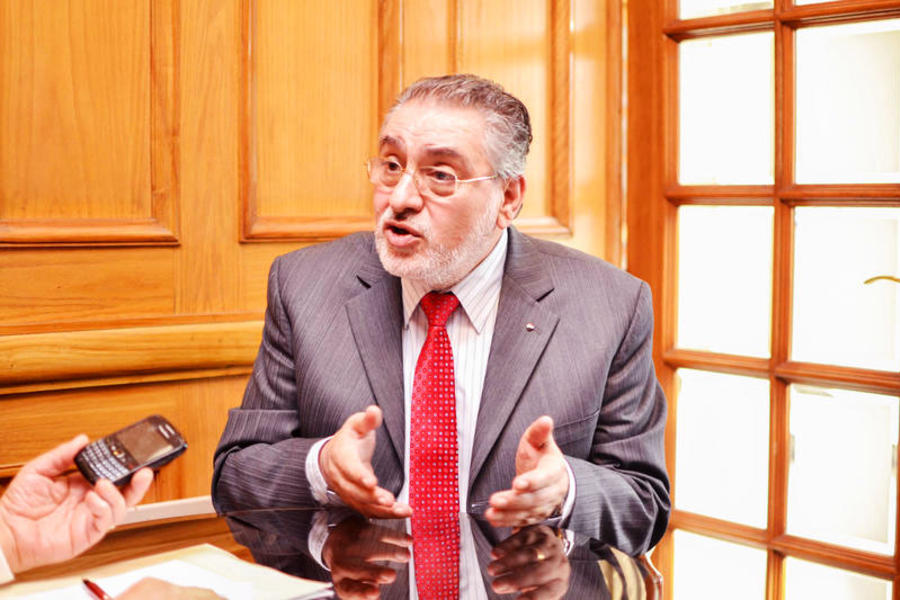 Embajador de la R.A. Siria en Chile, Dr. Khalil Bitar (Foto El Día).