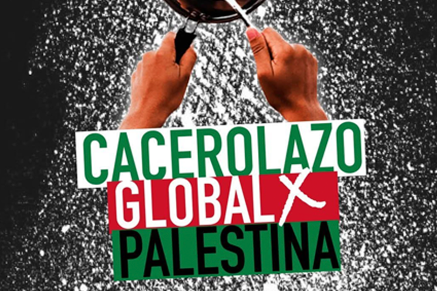 Buenos Aires se suma al cacerolazo global en solidaridad con Palestina