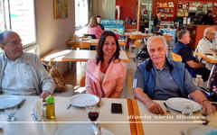 Coordinadora General de Asuntos de Culto de la Nación, Emb. Claudia Russo Bernagozzi, junto al Presidente del Club Sirio Libanés de Bs. As., Adib Attie y el Director de DSL, Yaoudat Brahim. 