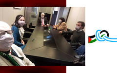El Comité de Solidaridad con Palestina fue recibido en Cancillería