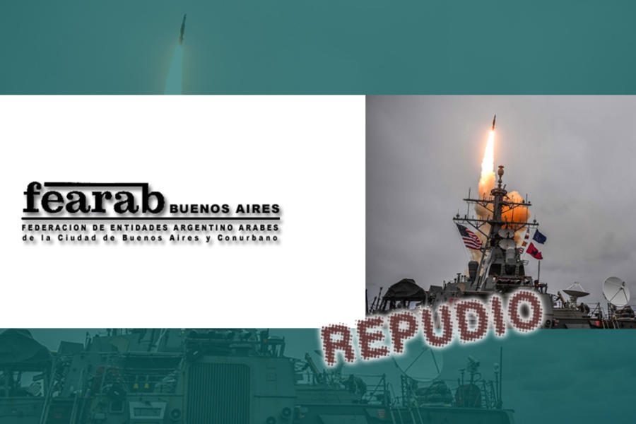 Fearab Buenos Aires repudia agresión a Siria