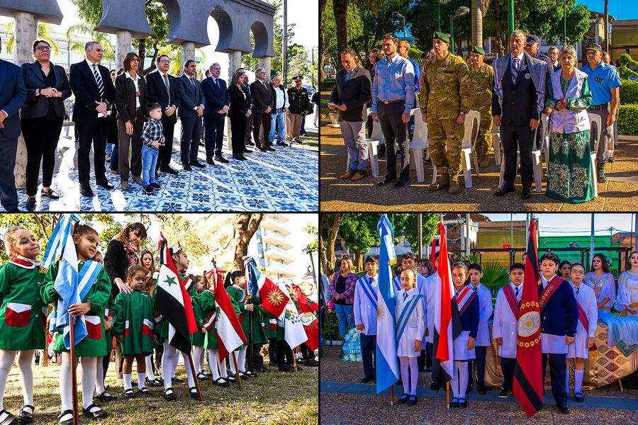 Actos oficiales por el 78º aniversario de la Independencia de la República Árabe Siria en Santiago del Estero y en Tartagal | Abril 17, 2024 (Fotos: SSL Santiago del Estero / SSL Tartagal)