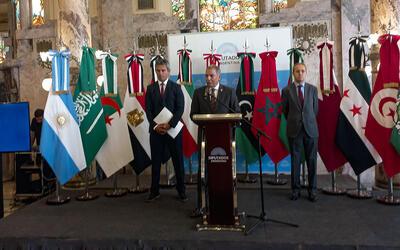 La Embajada de la Liga Árabe celebró el 80º Aniversario de la organización