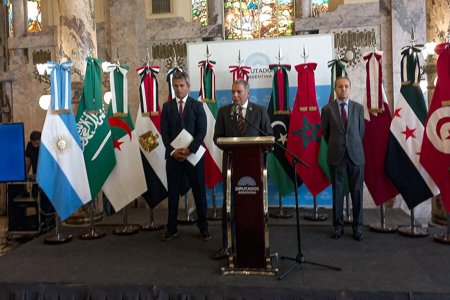 La Embajada de la Liga Árabe celebró el 80º Aniversario de la organización