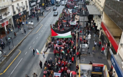 Multitudinaria marcha en Buenos Aires contra el genocidio en Gaza