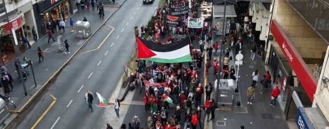 Multitudinaria marcha en Buenos Aires contra el genocidio en Gaza