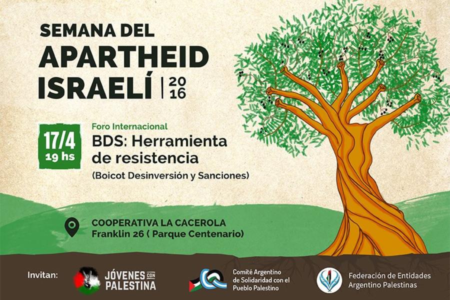 #SemanaContraElApartheidIsraelí