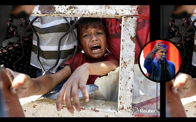 Sentida editorial por Palestina en la TV argentina Sentida editorial por Palestina en la TV argentina