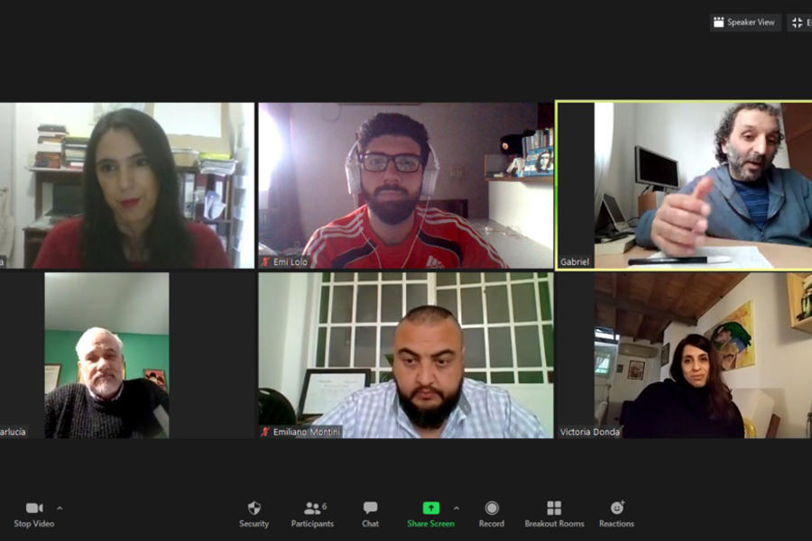 Valiosa reunión del INADI con académicos de la causa palestina