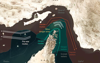 Mapa: Adina Renner/NYT