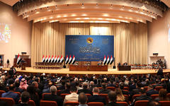 Parlamento iraquí en sesiones | Bagdad, Octubre 24, 2018 (Foto STR/AFP/GETTY)
