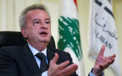 Presidente del Banco Central del Líbano, Riad Salameh. Foto: AP.