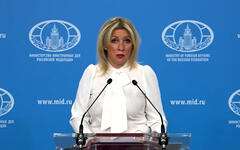 Rueda de prensa informativa de la portavoz del Ministerio de Asuntos Exteriores de Rusia, María Zakharova, sobre temas de actualidad en política exterior | Moscú, Noviembre 27, 2024 (Foto: MRE de Rusia)