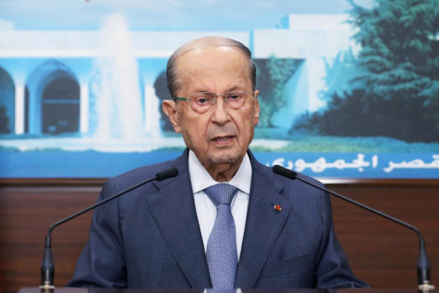 El presidente de Líbano, Michel Aoun. Foto: Archivo.