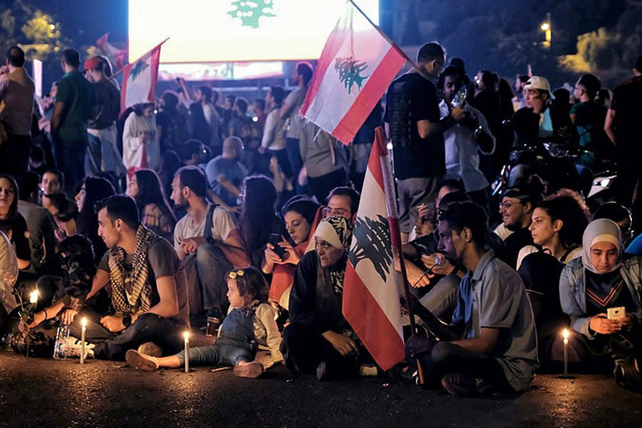 Baalbek lidera las protestas en el día 47