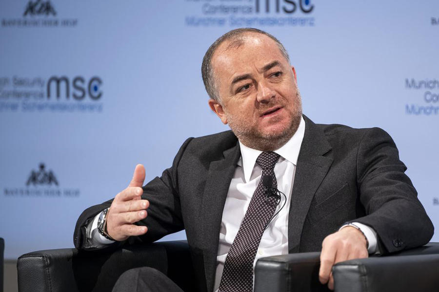 Elías Bou Saab, Ministro de Defensa Nacional de la República del Líbano durante la mesa redonda "El conflicto sirio: ¿estrategia o tragedia?" (Imagen: MSC / Preiss)