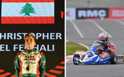 Christopher Feghali, el libanés de 16 años que hace historia en el automovilismo europeo