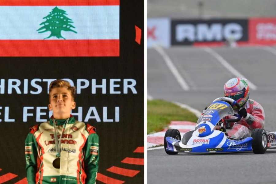 Christopher Feghali, el libanés de 16 años que hace historia en el automovilismo europeo