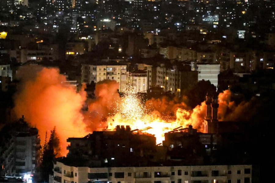 Criminales ataques israelíes en los suburbios de Beirut