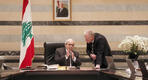 El primer ministro libanés, Nawaf Salam, y el ministro de Asuntos Exteriores, Youssef Raggi (Foto: Marwan Bou Haidar).