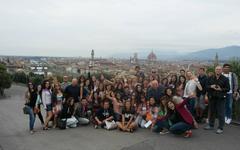 Estudiantes libaneses en viaje cultural a Italia