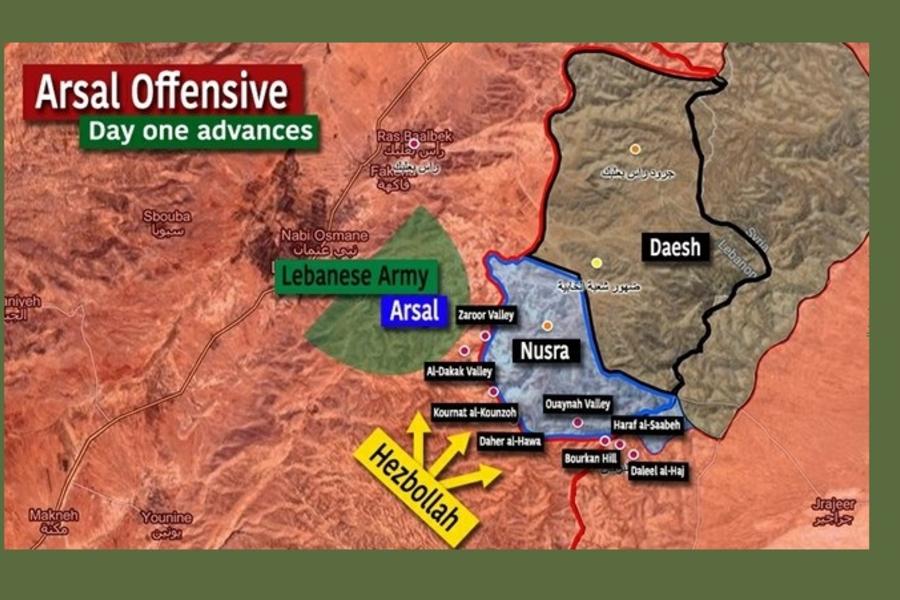 Hezbollah avanza contra terroristas en Jurud Arsal