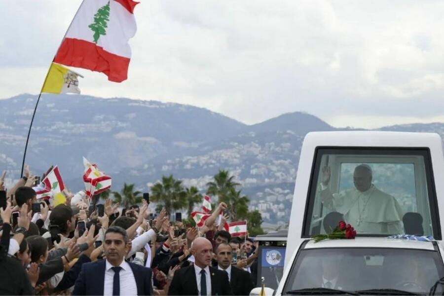 Histórica visita del papa Leo XIV moviliza a Líbano
