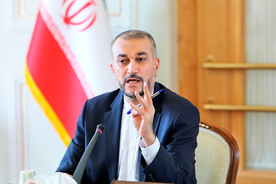 Ministro de Relaciones Exteriores iraní, Hossein Amir-Abdollahian. Foto: AP.