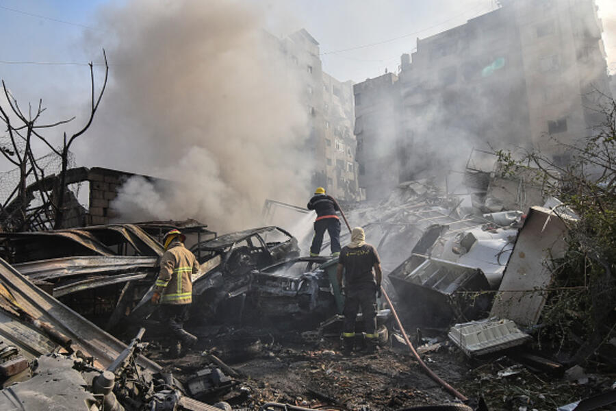 Israel masacra civiles en Beirut con más de 100 bombardeos en una hora