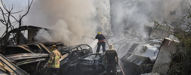 Israel masacra civiles en Beirut con más de 100 bombardeos en una hora