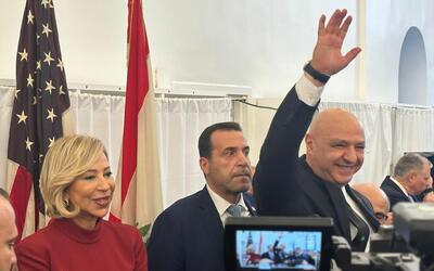 Joseph Aoun llamó a la diáspora en Nueva York a mantener la fe en el Líbano