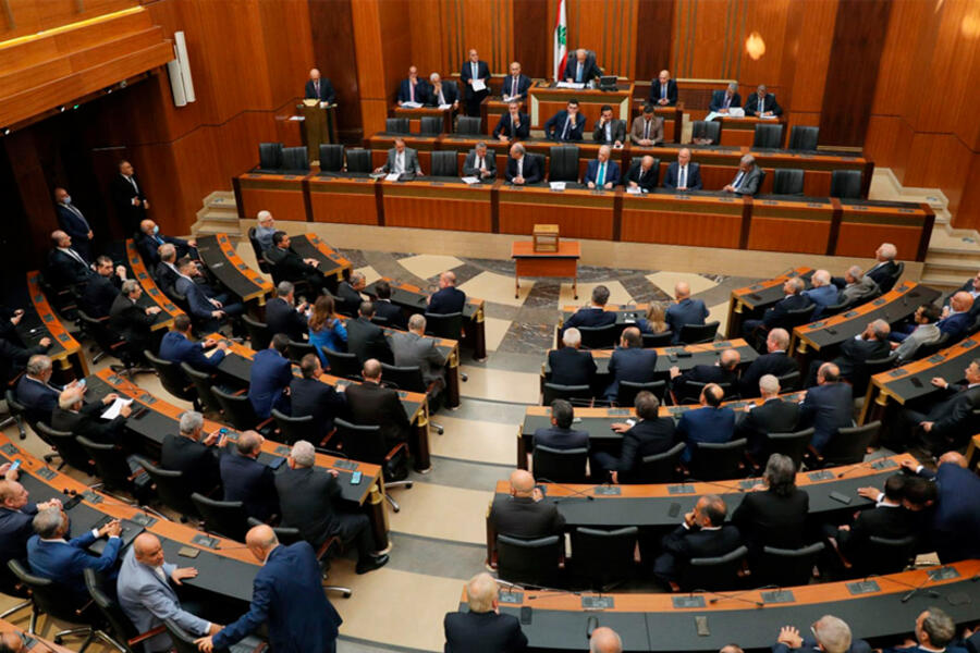 Parlamento libanés. Foto: NNA.