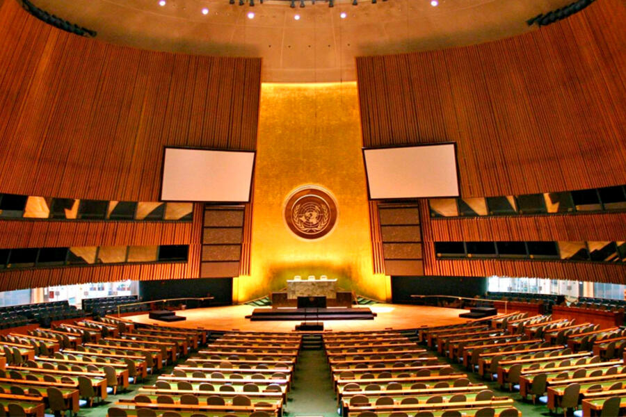 Asamblea General de la ONU en las Naciones Unidas en Nueva York. Foto: ONU.