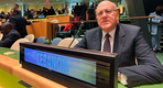 Najib Mikati, en la 78ª Asamblea General de las Naciones Unidas. Foto: NNA.