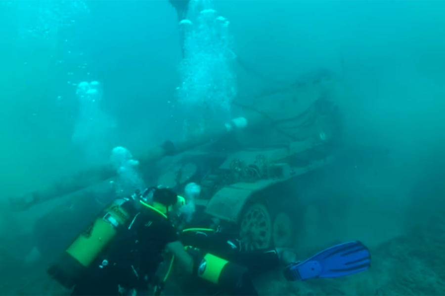 Novedoso parque submarino libanés