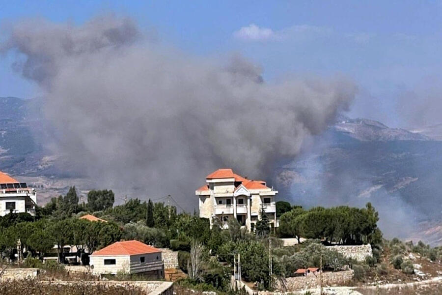 Ataques israelíes en localidades del sur libanés | Agosto 28, 2025 (Foto: Redes)