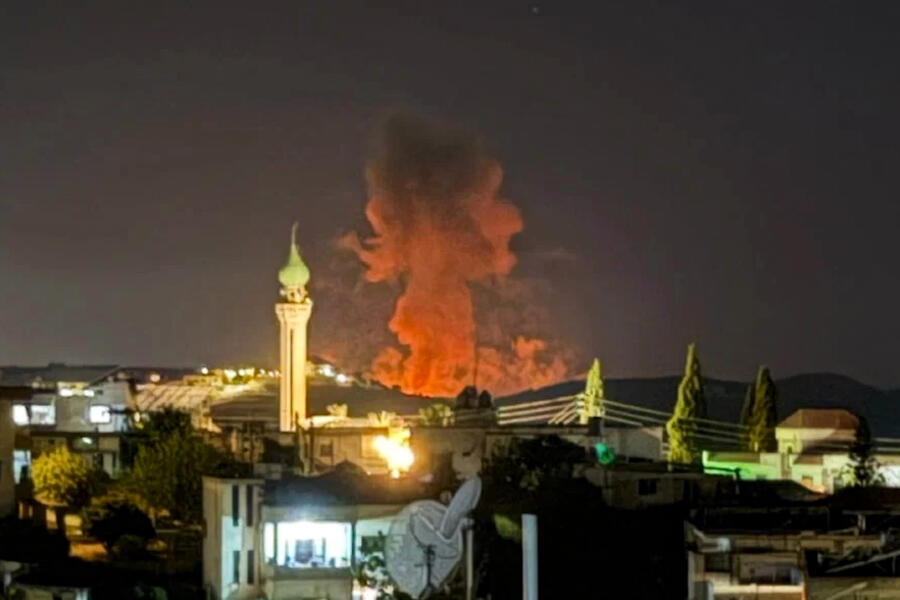 Ataque aéreo israelí en el sur del Líbano | Agosto 20, 2025 (Foto: redes)