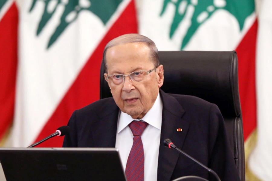 Michel Aoun, presidente libanés. Foto: Reuters.