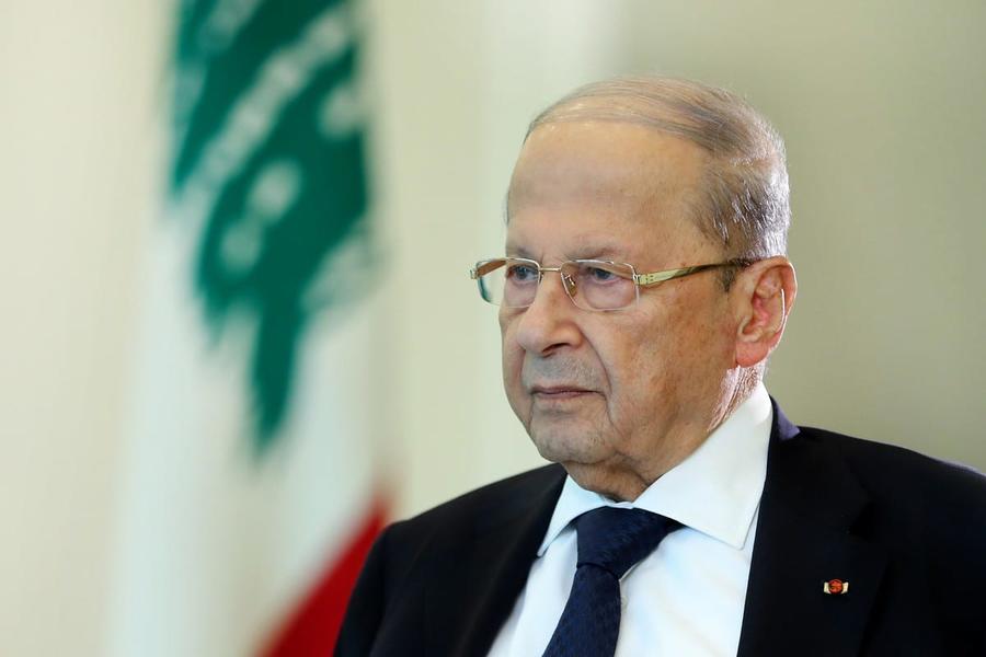 Presidente libanés, Michel Aoun. Foto: AP.
