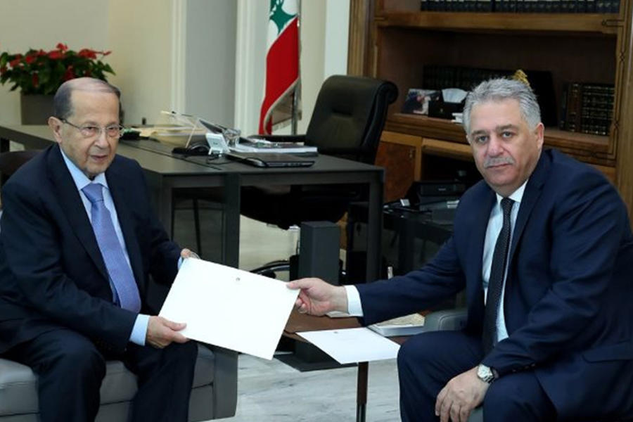 Presidente palestino agradeció a Aoun por su posición ante la ONU
